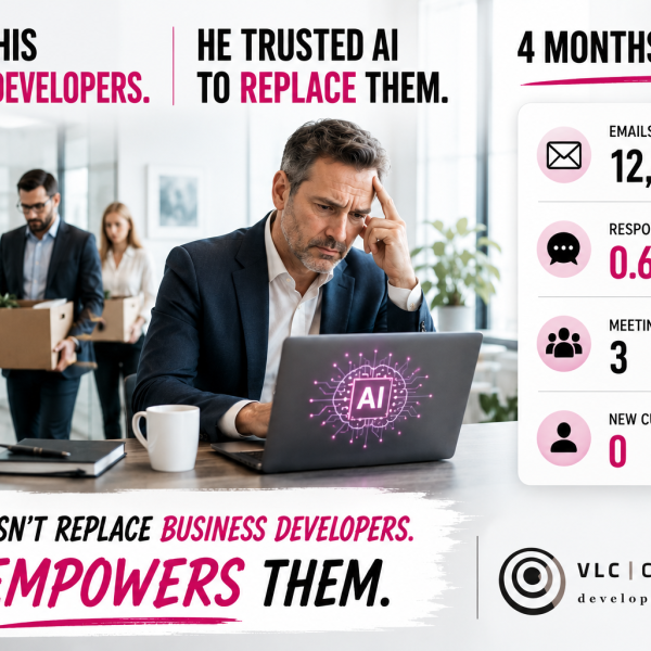 Hij zette zijn Business Developers aan de kant voor AI. Vier maanden later: nul klanten.