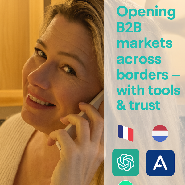 Een nieuwe B2B-markt veroveren met AI? Ja hoor, zelfs in België kan dat.
